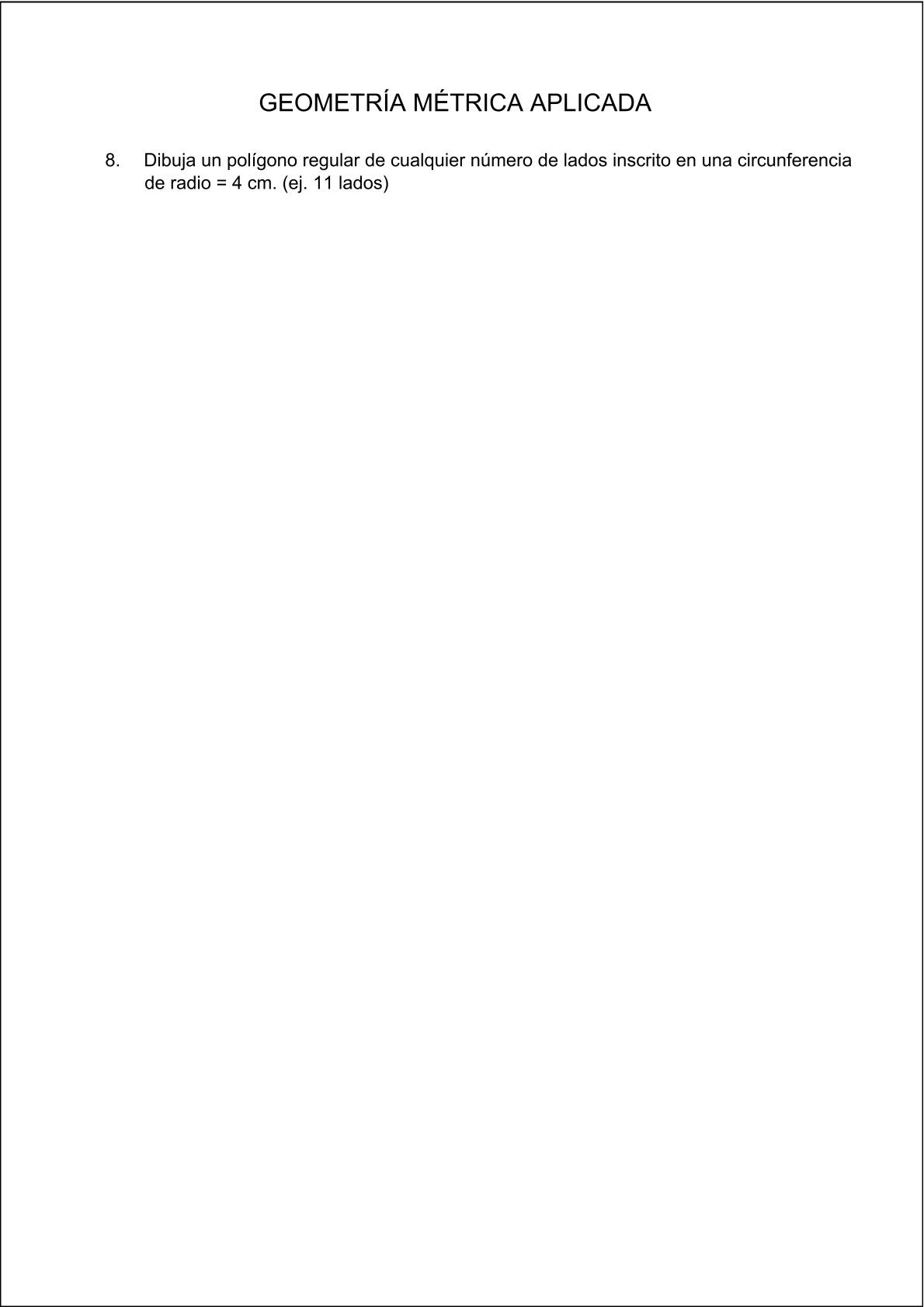Enunciado de Ejercicio 8